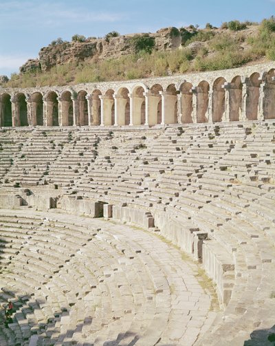 View of the amphitheatre by Roman